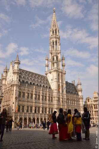 Hôtel de Ville en la Grand Place de Bruselas